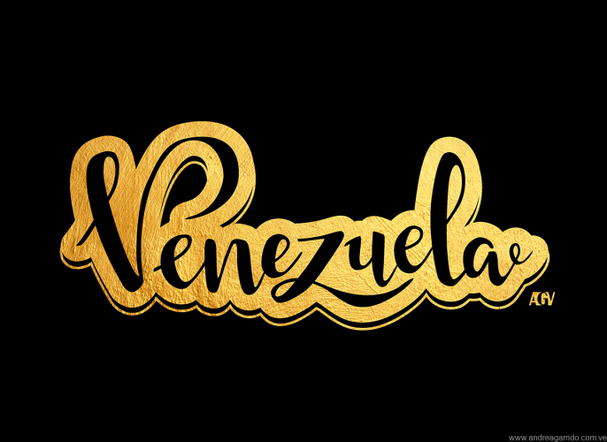 Venezuela caligrafía letras_Andrea Garrido V_AGV_web